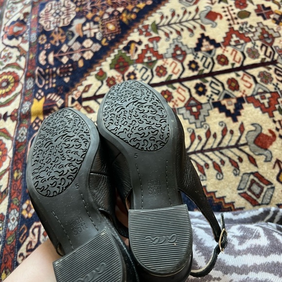 Ara Women's Gallant Slingback Black Leather, size UK 5 - Picture 4 of 6